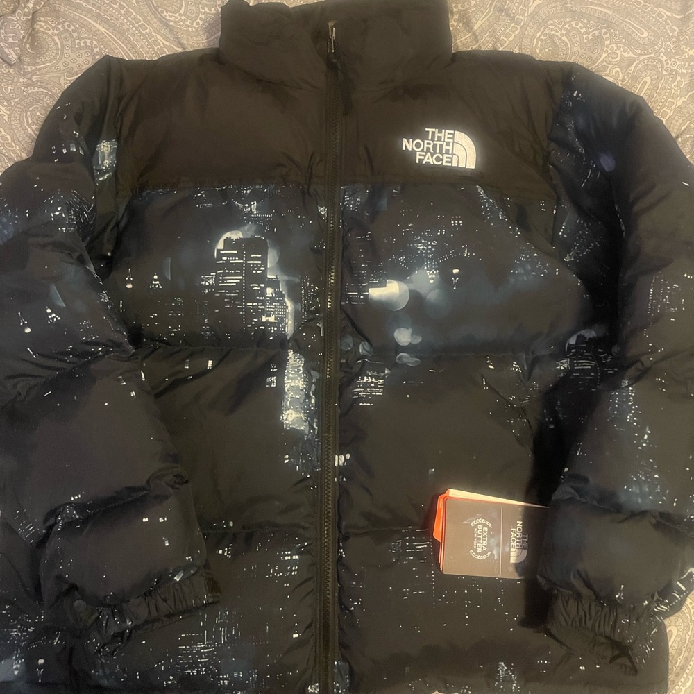 Extra Butter x The North Face "Nightcrawlers" Nuptse Puffer Jacket -Men Size L